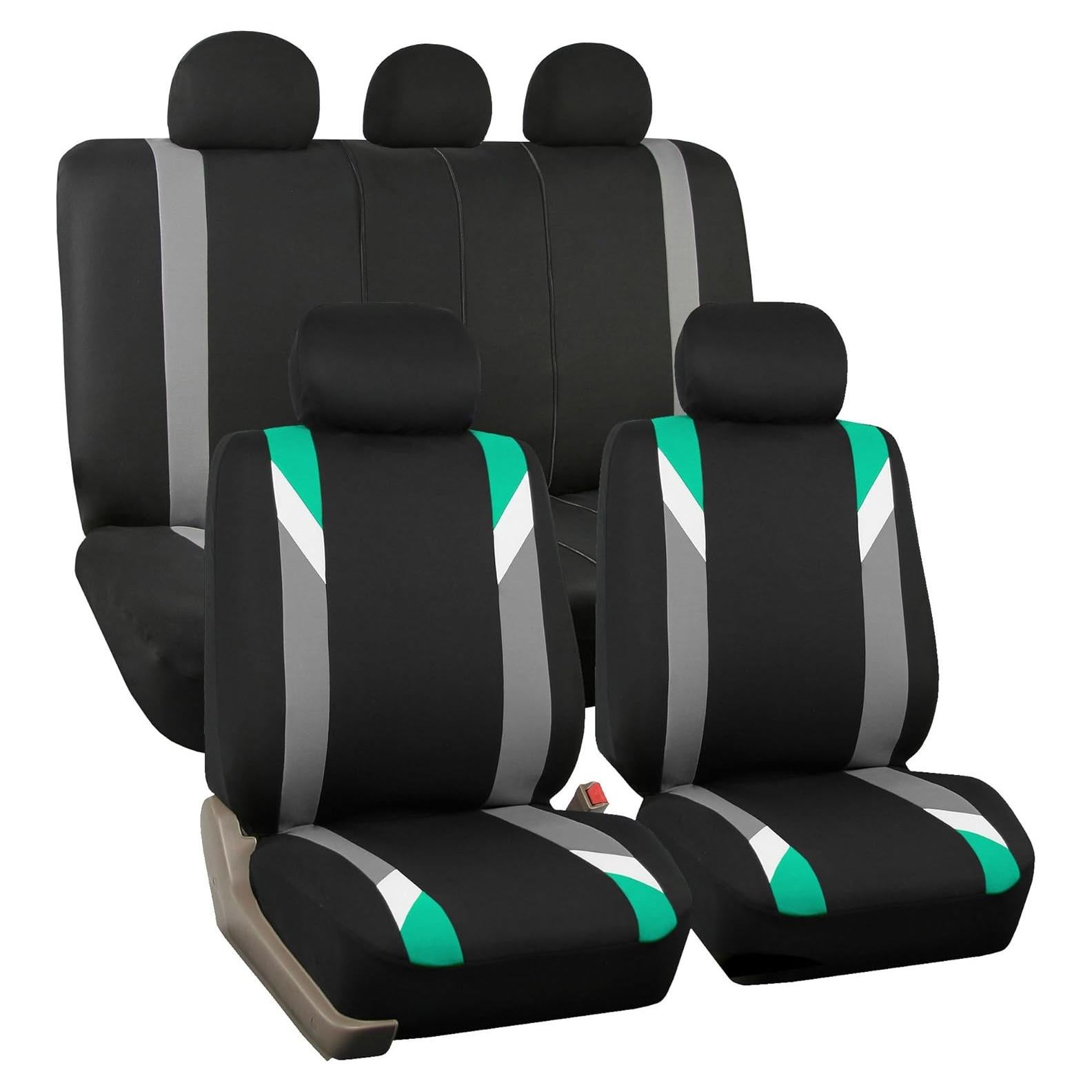 Fundas de Asiento Universales FH Group Menta - Lavables y Compatibles con Airbags