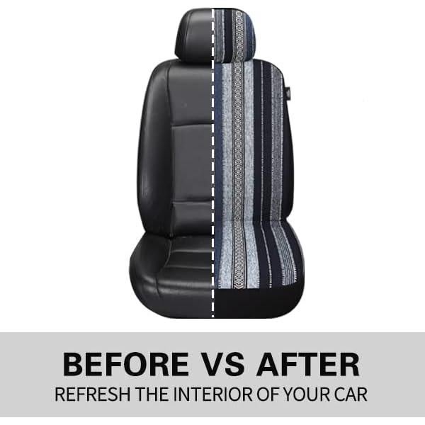 Funda de Asiento de Coche Pariitadin Azul con Almohadillas