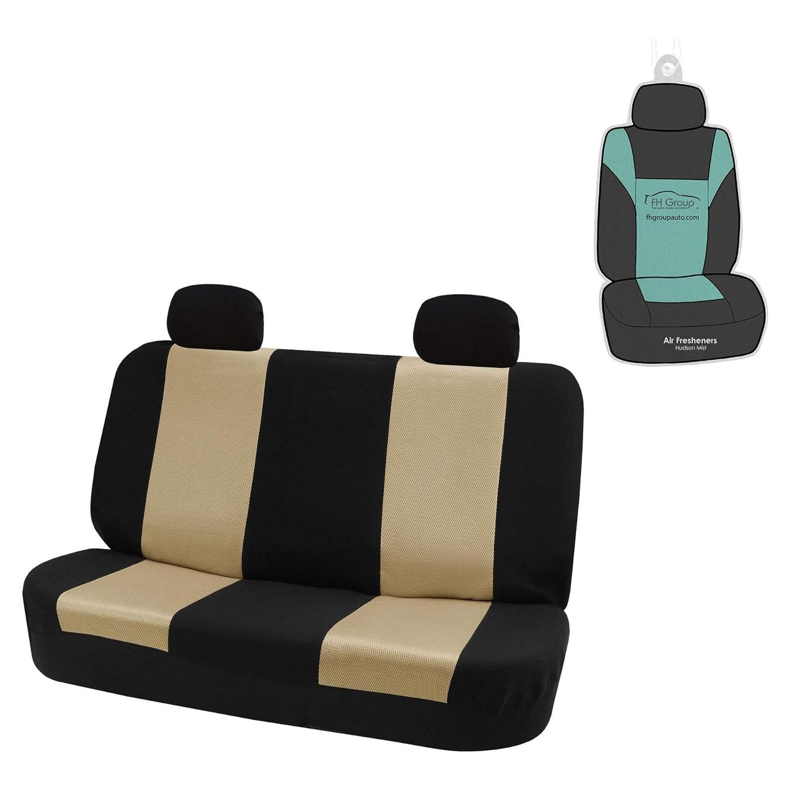 Funda de Asiento Trasero Universal FH Group Beige - Protector para Coche