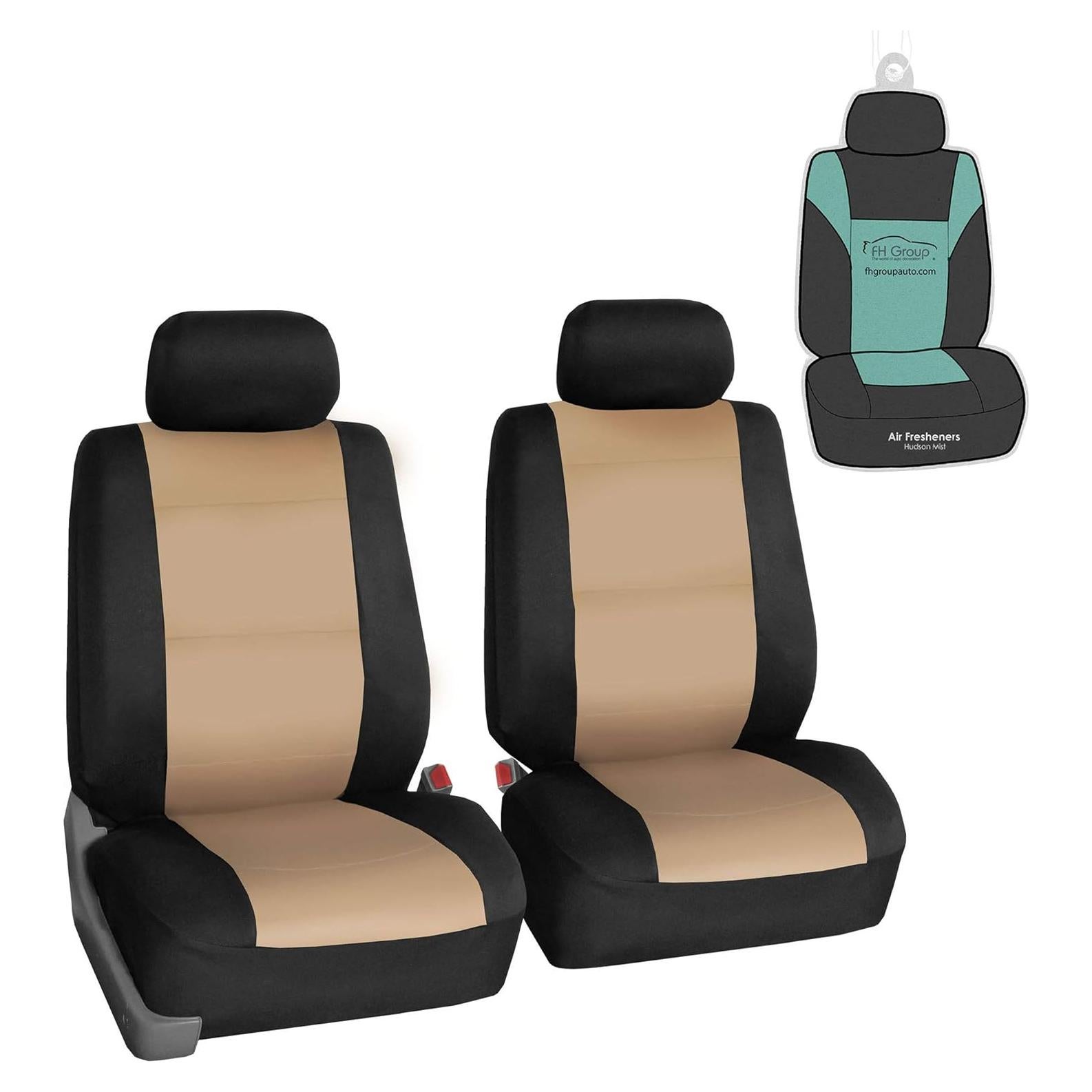 Fundas de Asiento de Neopreno Impermeables FH Group Beige