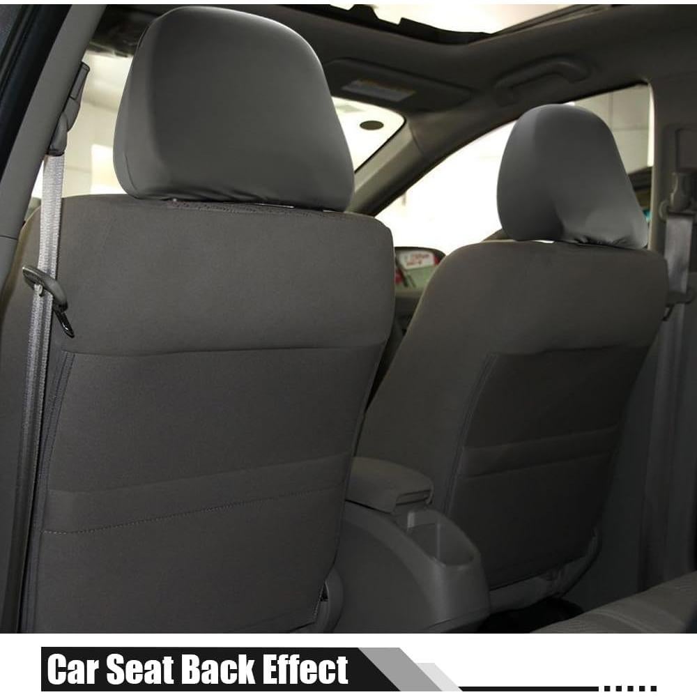 Funda de Cabecera de Asiento de Coche Smeyta SAZTT01 2 Pcs Gris