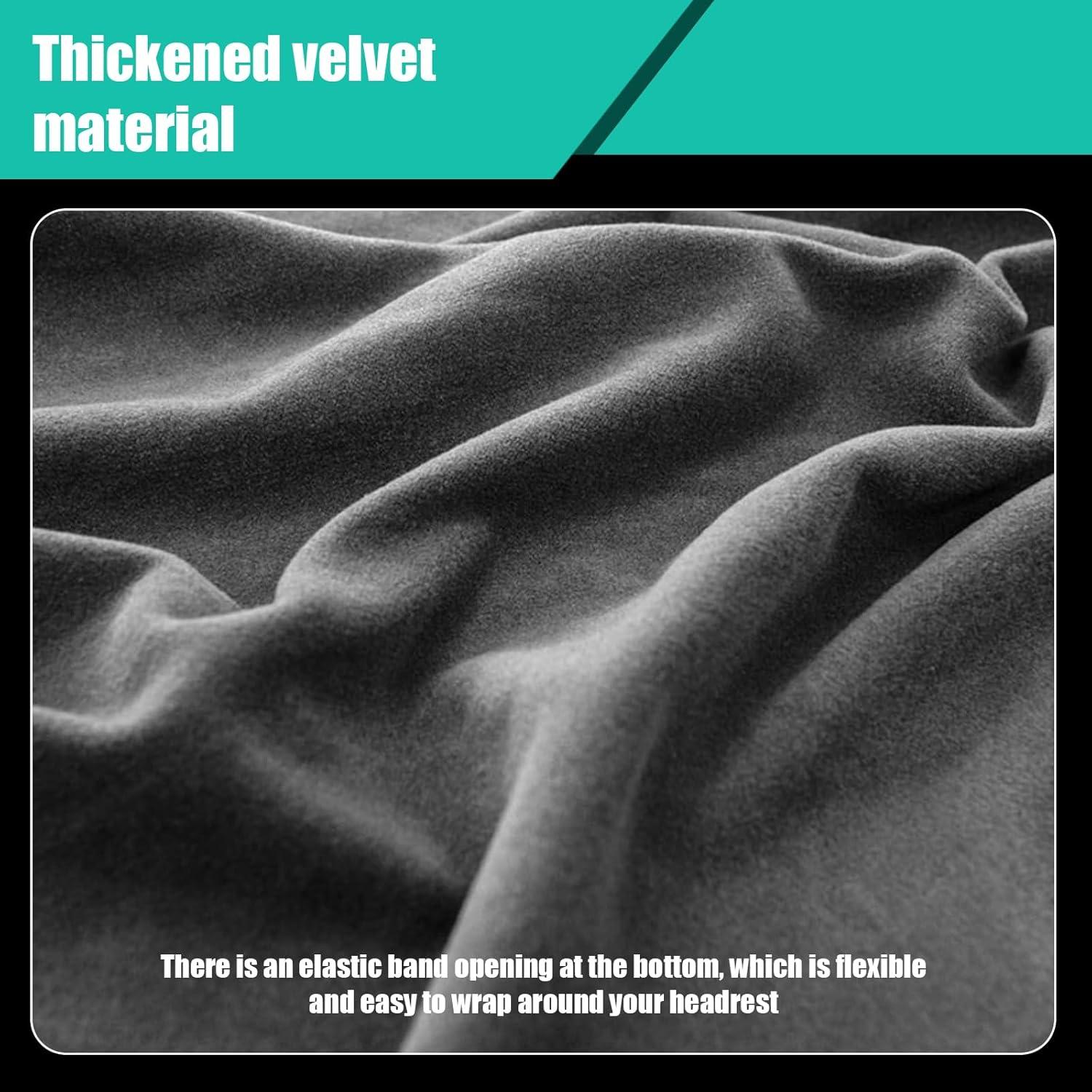 Cubiertas de Reposacabezas 2 PCS Beige FEDOEY Transpirables