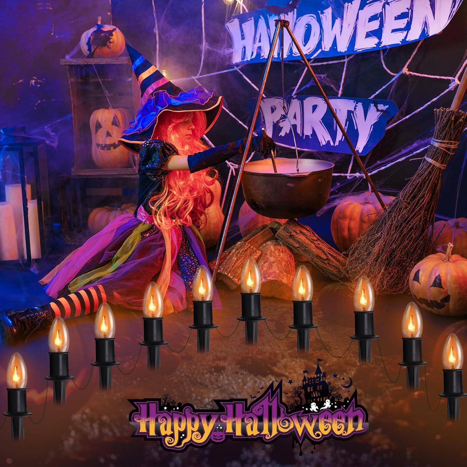 Luces de Cuerda de Llama Parpadeante C9 Beauty World 7.37m