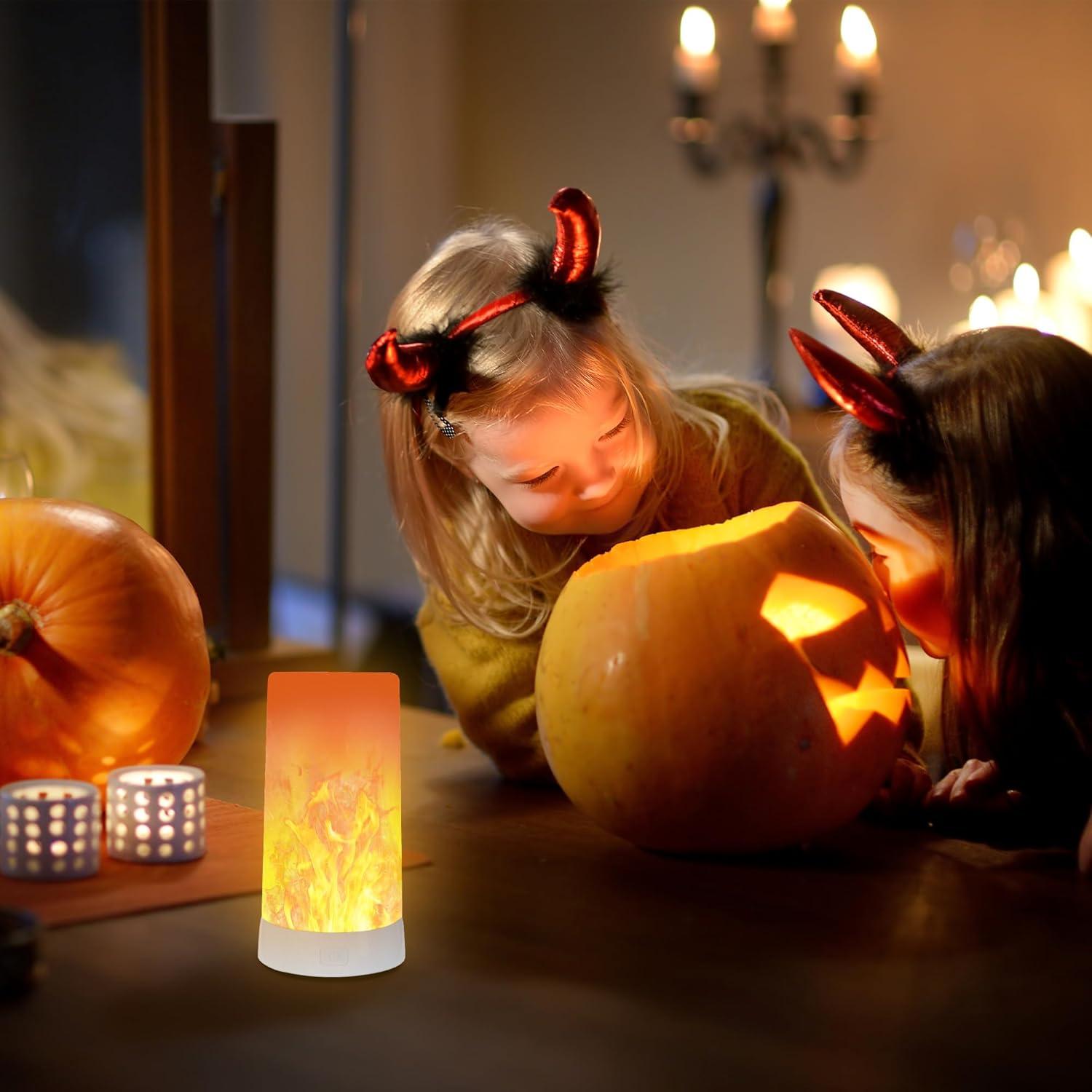 Luz de Efecto Llama LED Lpraer Recargable USB 13cm 4 Modos