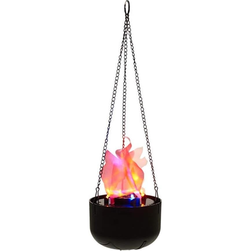 Lámpara de Llama 4 en 1 Faddare LED Efecto Realista Negro