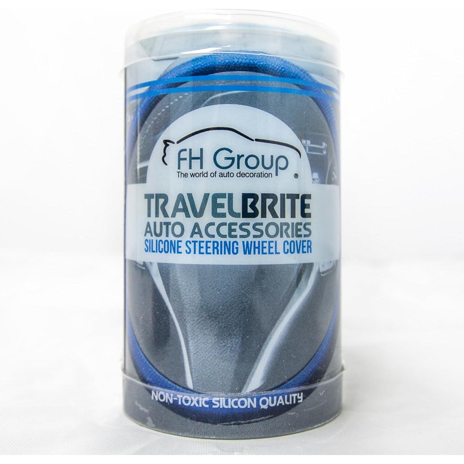 Cubierta de volante FH Group Silicona Patrón Serpiente Magenta