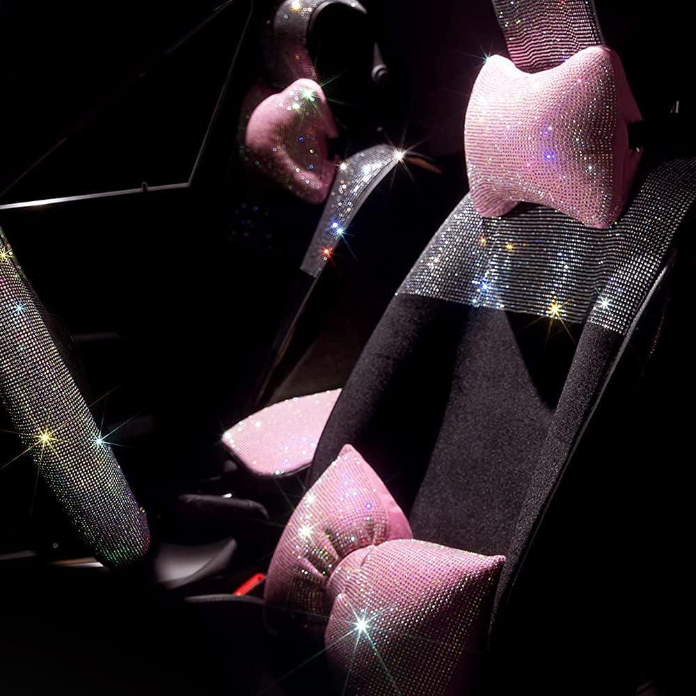 Almohada de Cuello para Auto Carwales Rosa 2 Piezas Soporte