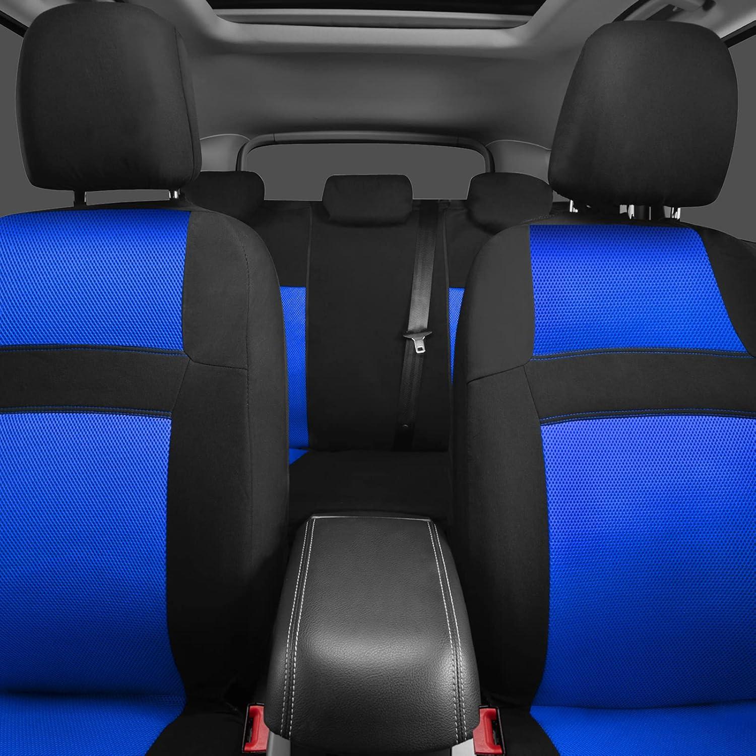 Cubiertas de Asiento de Coche 3D CAR PASS Azul y Negro