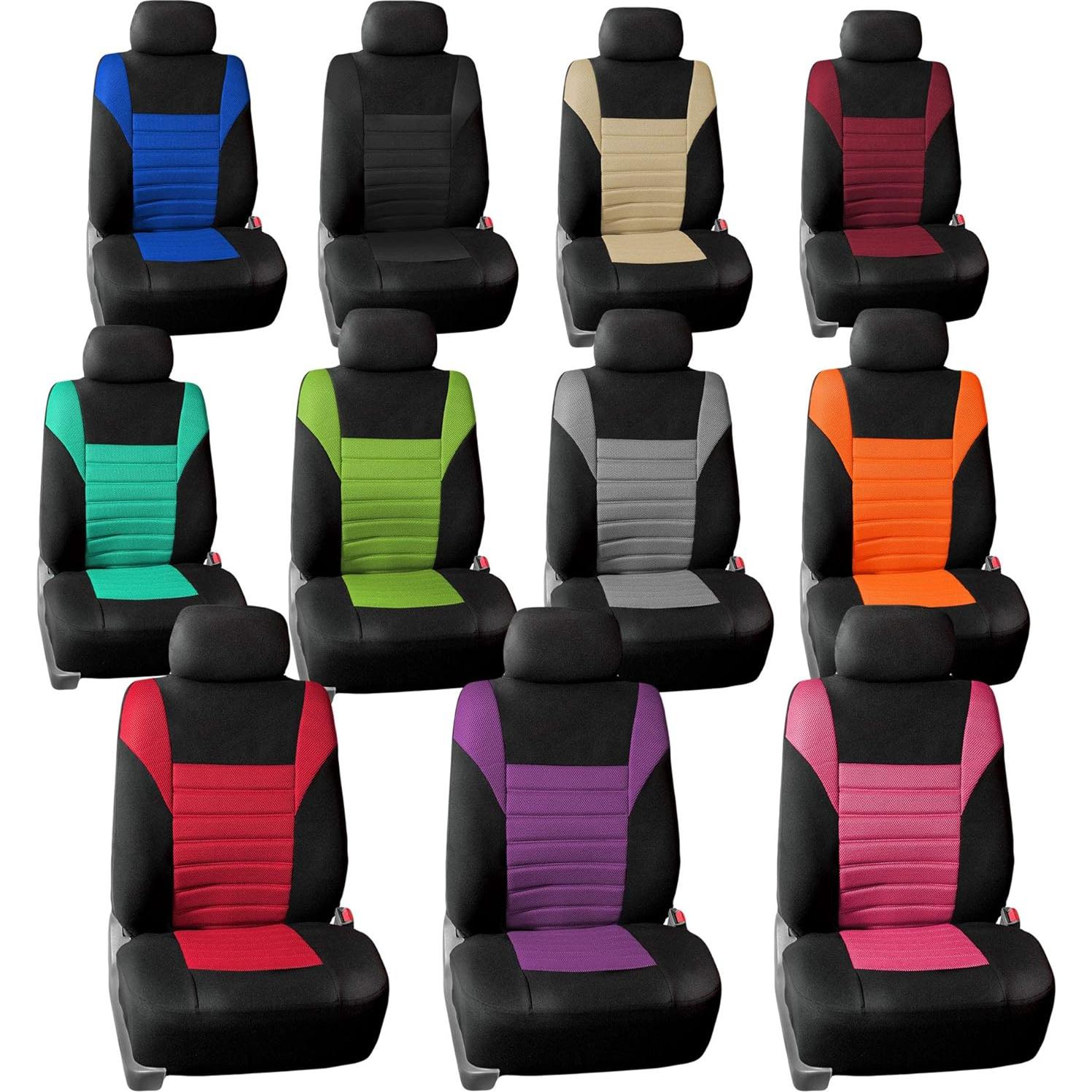Fundas de Asiento Delanteras FH Group Rojo Ajuste Universal