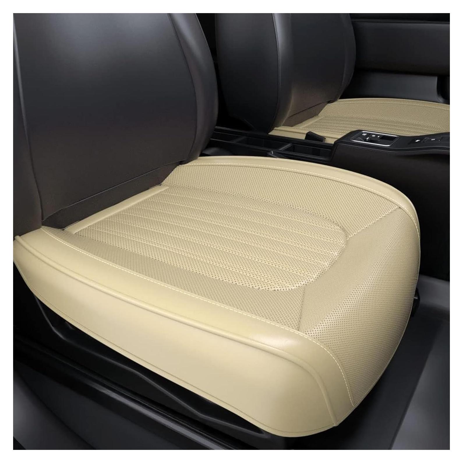 Fundas de Asiento de Coche FEELON ZC Beige 2 Piezas Impermeables