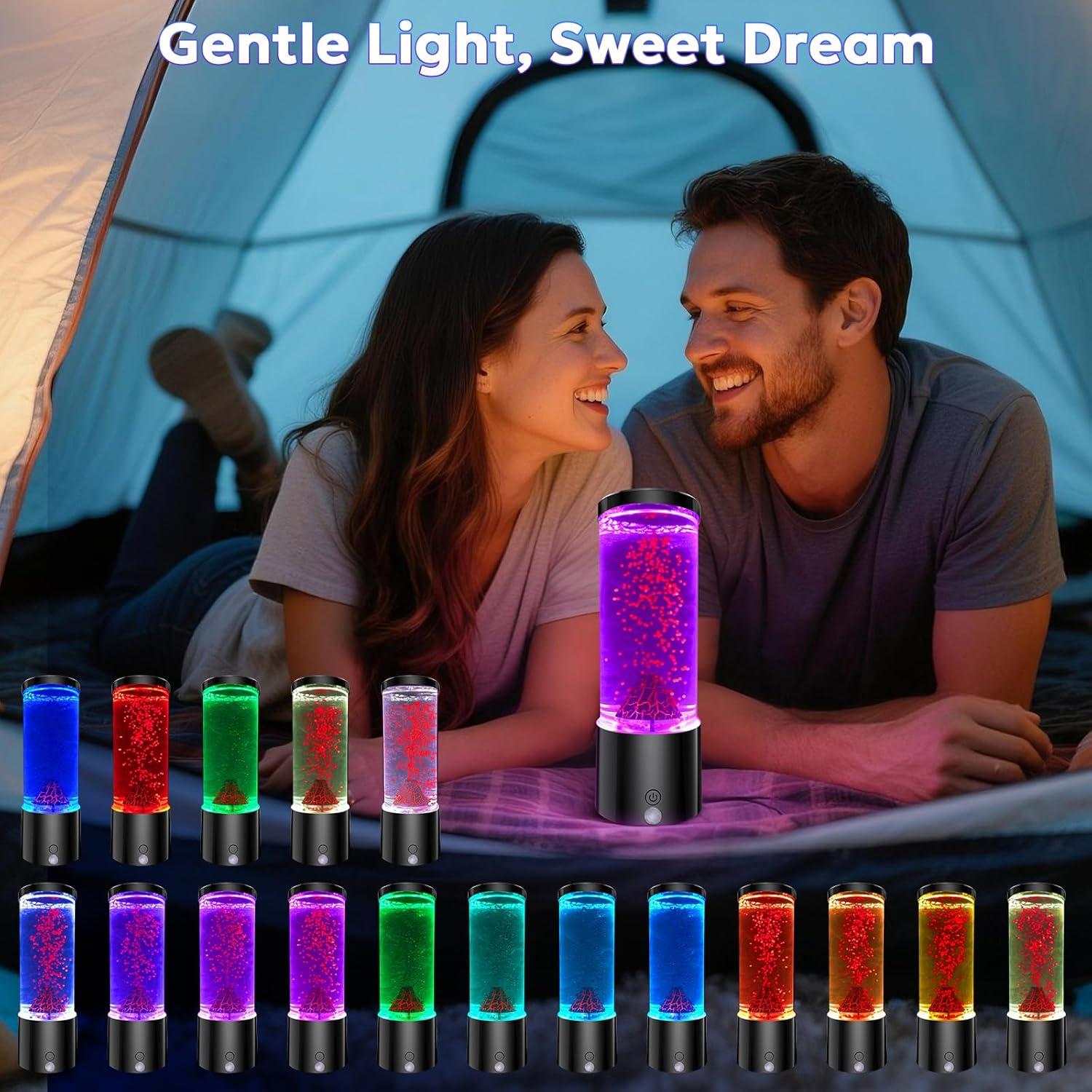 Lámpara de Volcán AONESY 6609V 17 Colores Control Remoto