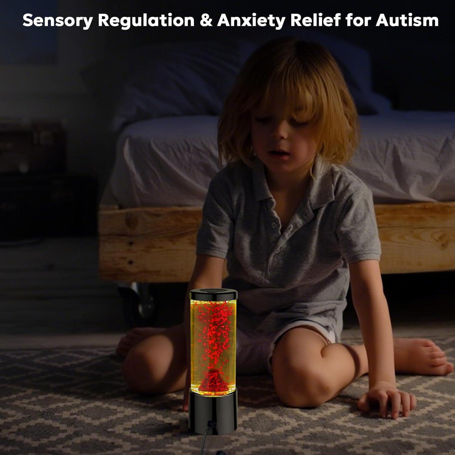 Lámpara de Volcán AONESY 6609V 17 Colores Control Remoto