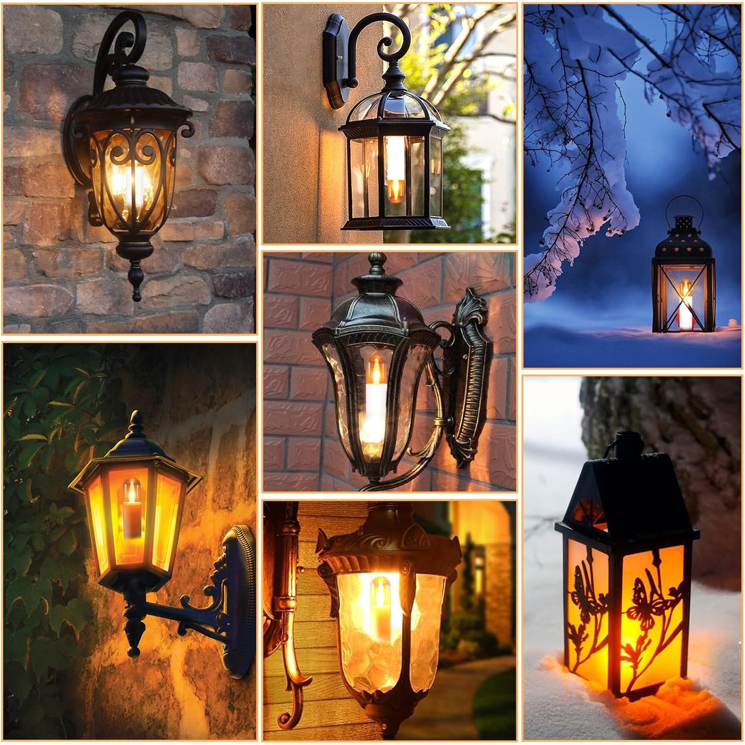 Bombillas LED Efecto Llama HEWA-Tech T9 2 Modos E26 2 Piezas