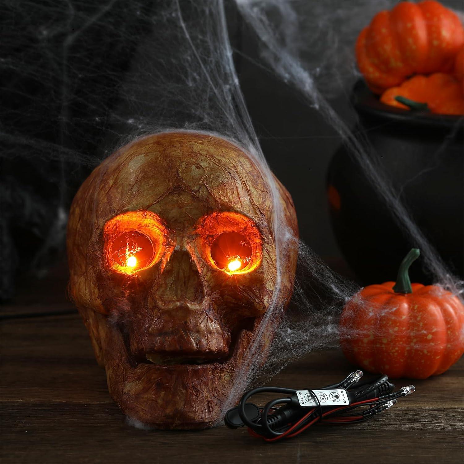 Kit de 2 Luces LED Efecto Llama Naranja Rossesay 12V