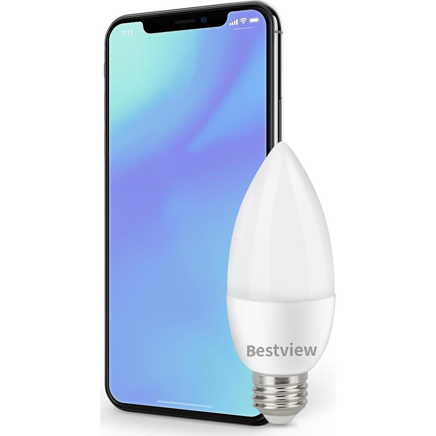 Bombillas LED E26/E27 Bestview con Efecto Llama - Paquete de 6