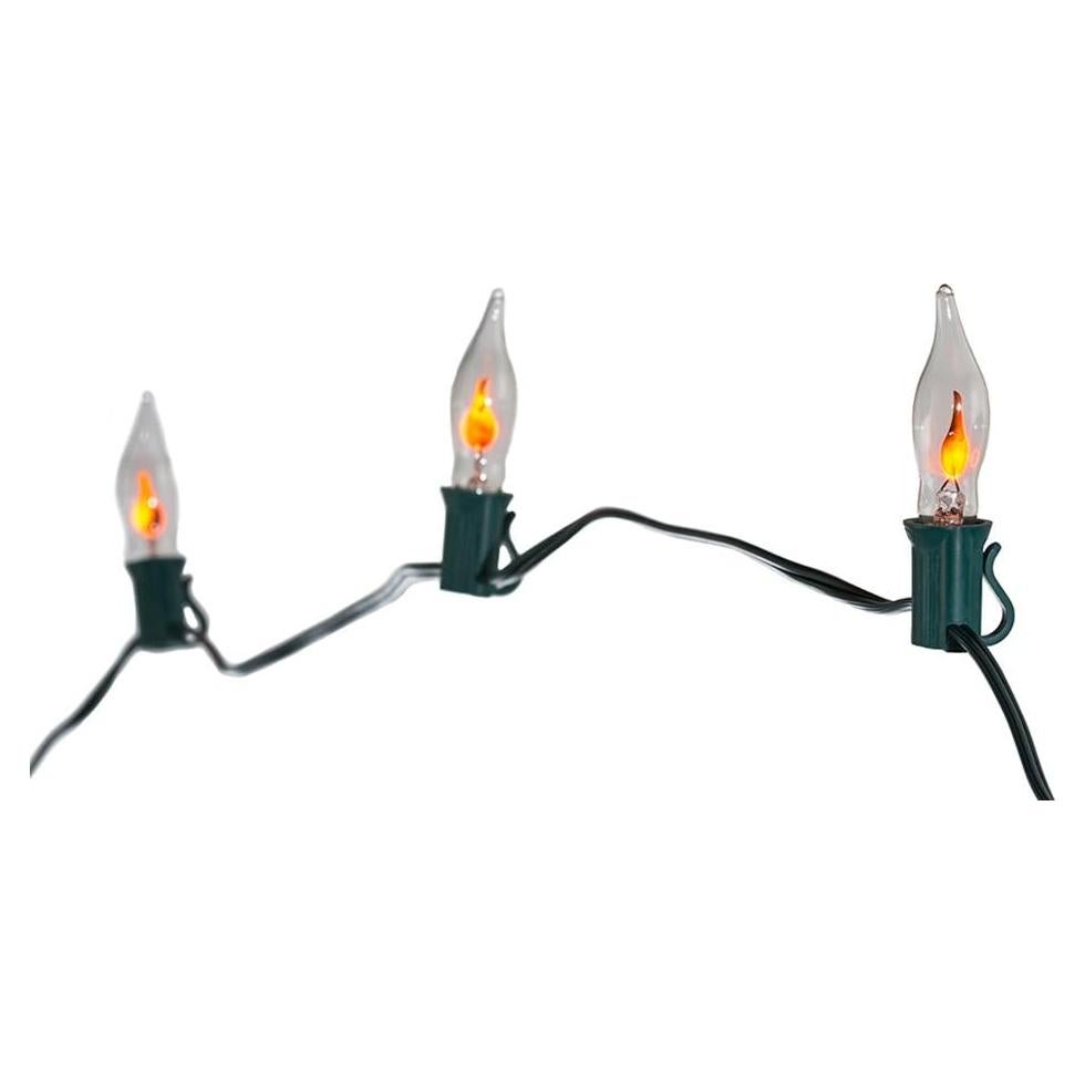 Juego de Luces de Llama Parpadeante Kurt Adler 10 Luces