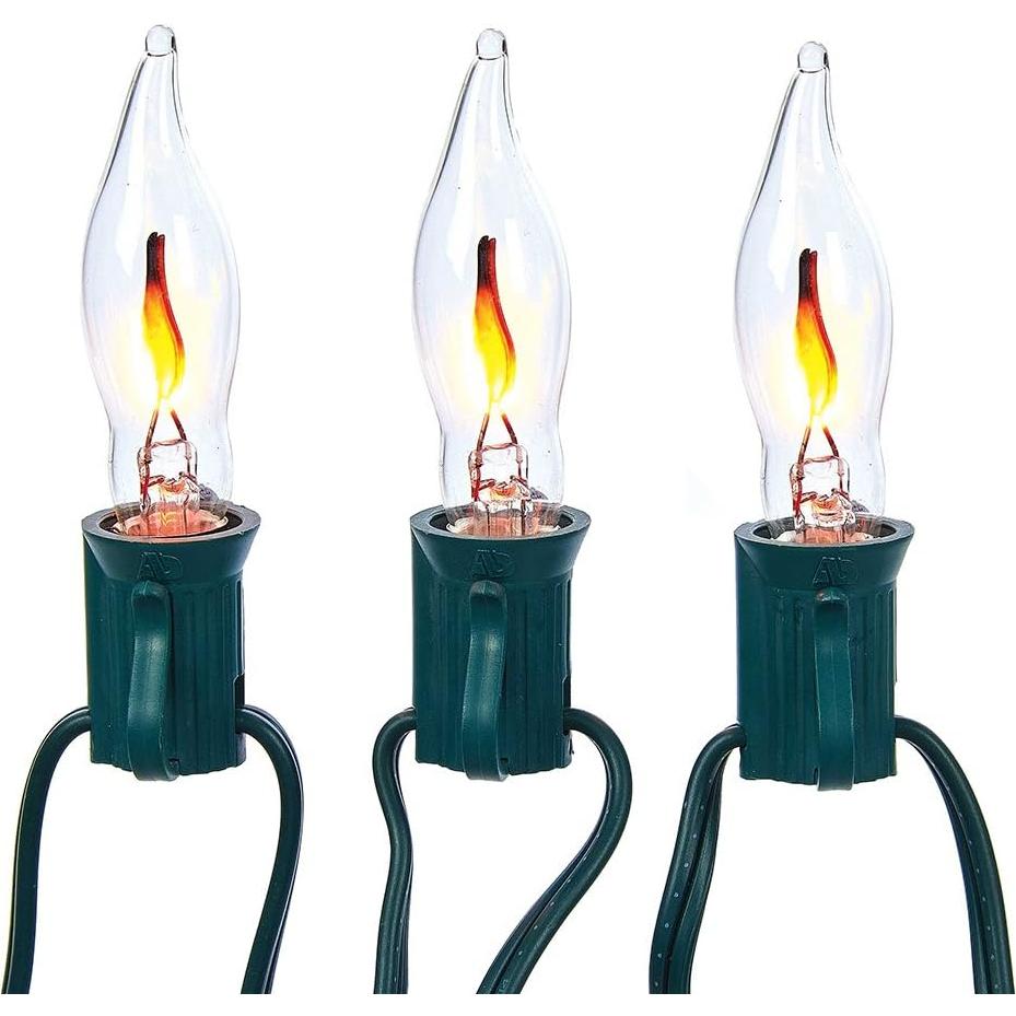 Juego de Luces de Llama Parpadeante Kurt Adler 10 Luces