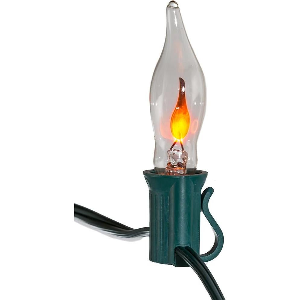 Juego de Luces de Llama Parpadeante Kurt Adler 10 Luces