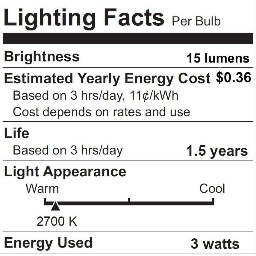 Lámpara LED de Llama Parpadeante Creative Hobbies - 10 Unidades
