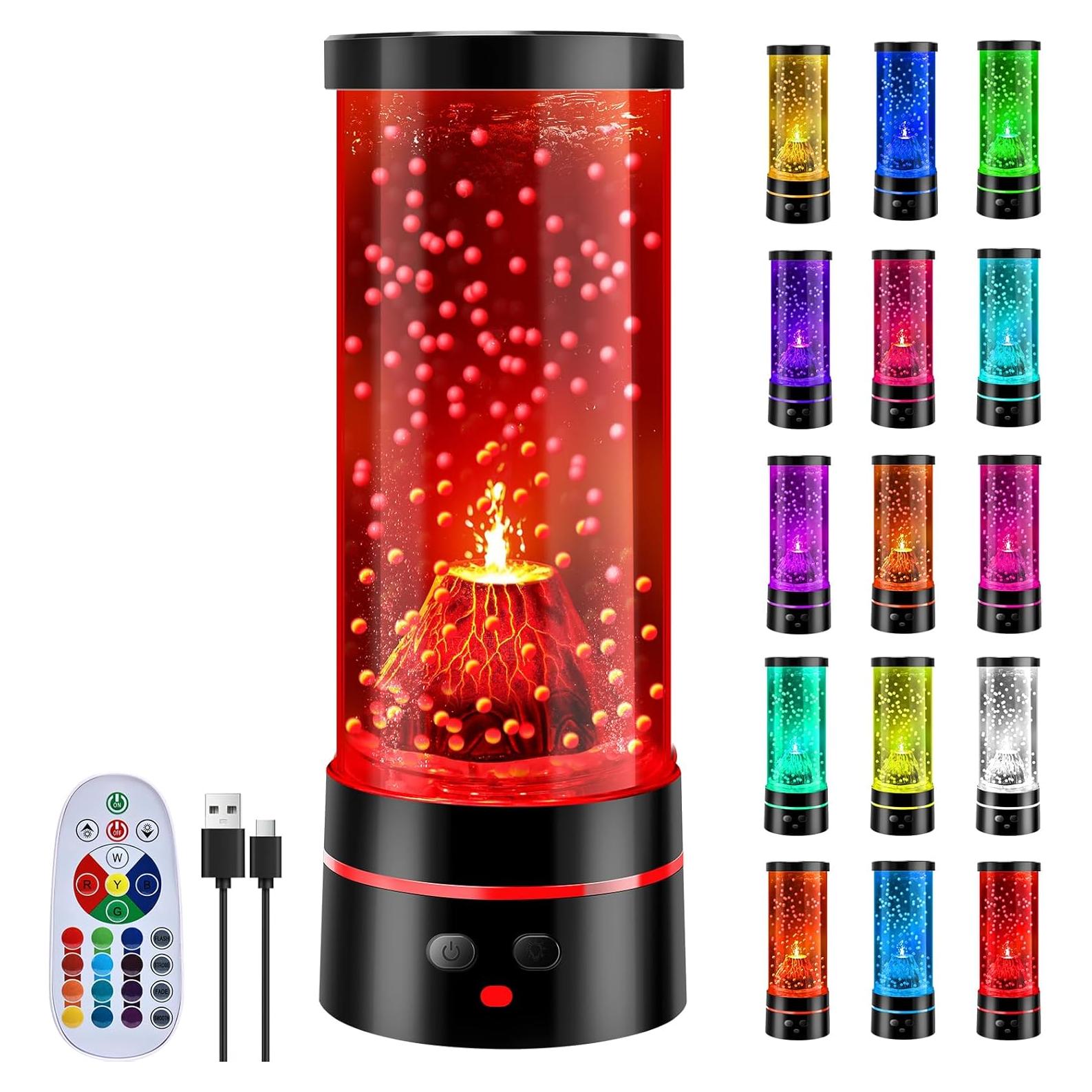 Lámpara Volcán ONXE Regulable 16 Colores Luz Nocturna