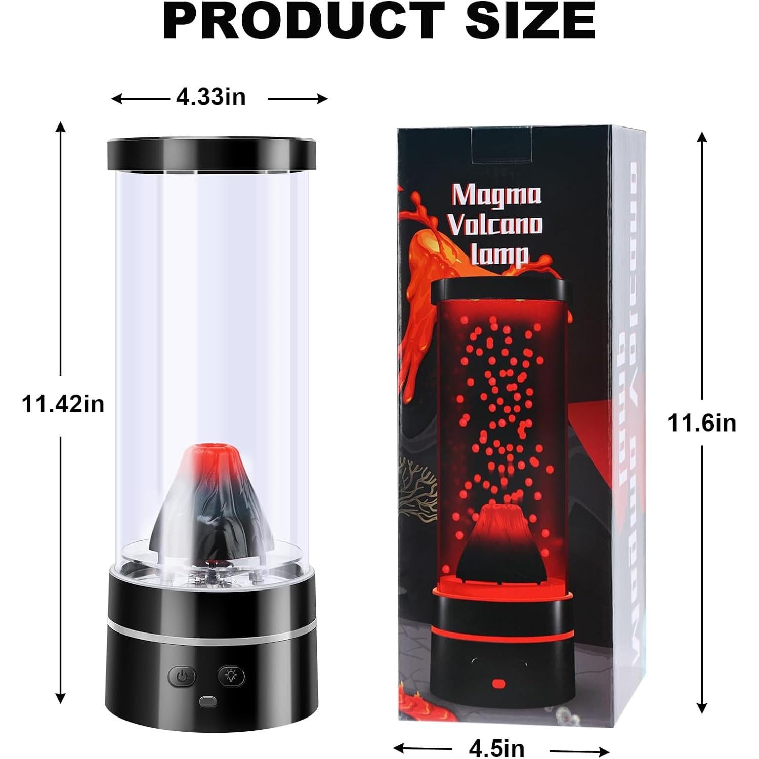 Lámpara Volcán ONXE Regulable 16 Colores Luz Nocturna