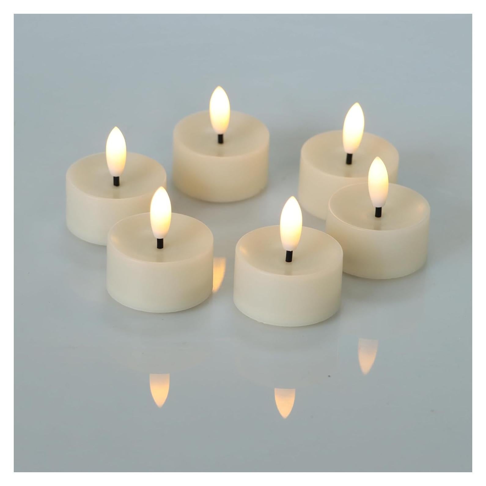 Velas LED Sin Llama Magiq 6 PCS Tealight Parpadeantes