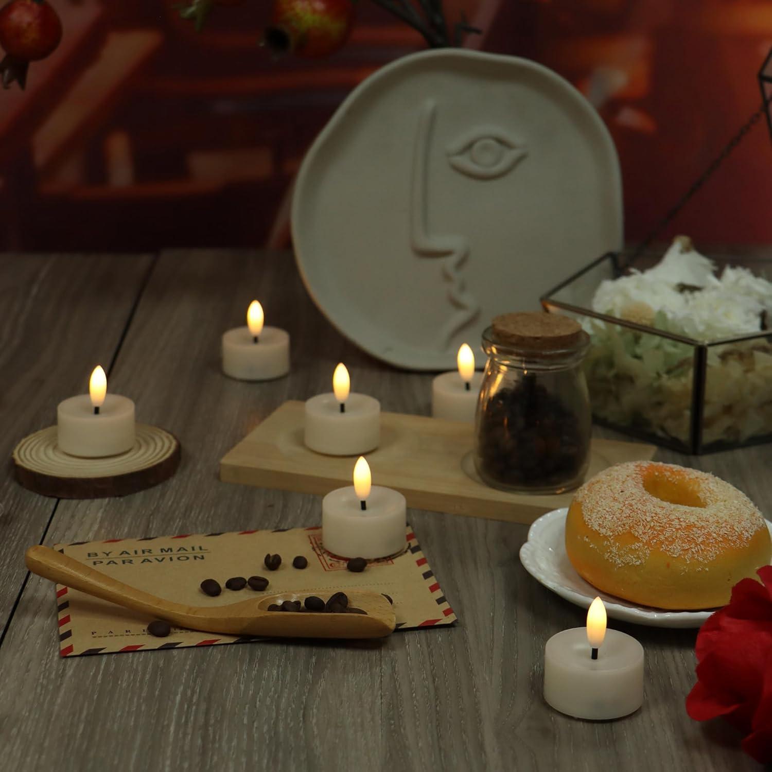 Velas LED Sin Llama Magiq 6 PCS Tealight Parpadeantes