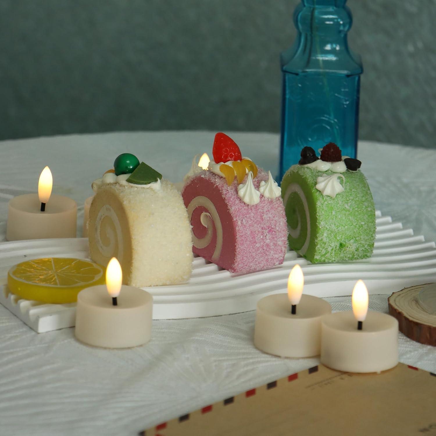 Velas LED Sin Llama Magiq 6 PCS Tealight Parpadeantes