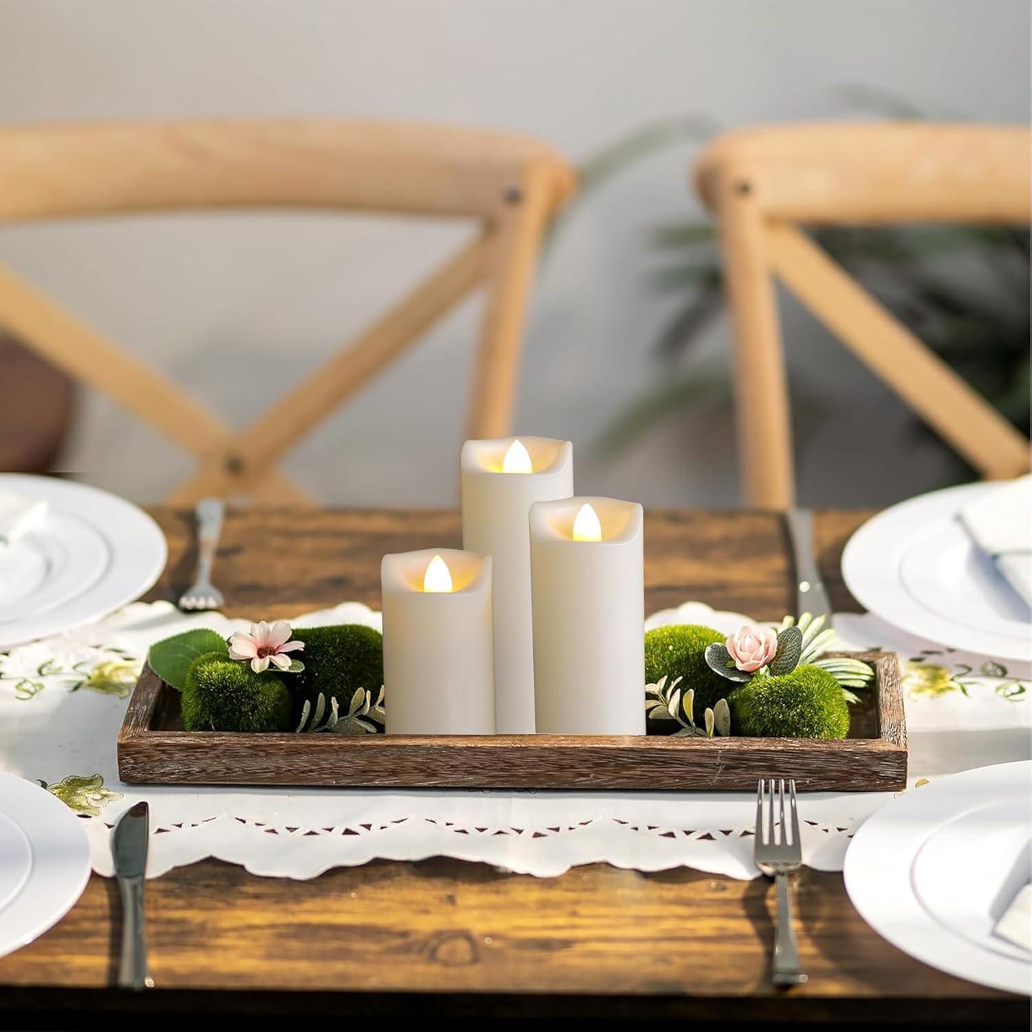 Paquete de 6 Velas LED a Batería Jingtech 5.08x10.16 cm