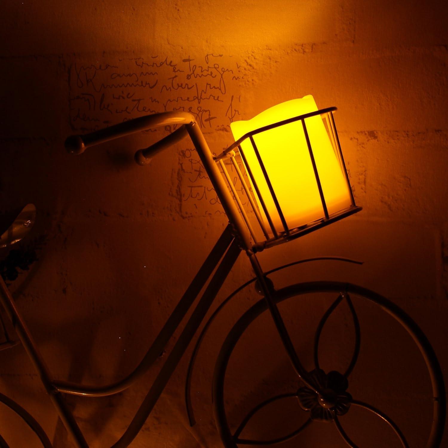 Vela LED de Pilar a Prueba de Agua Jingtech 7.62x10.16cm con Control Remoto