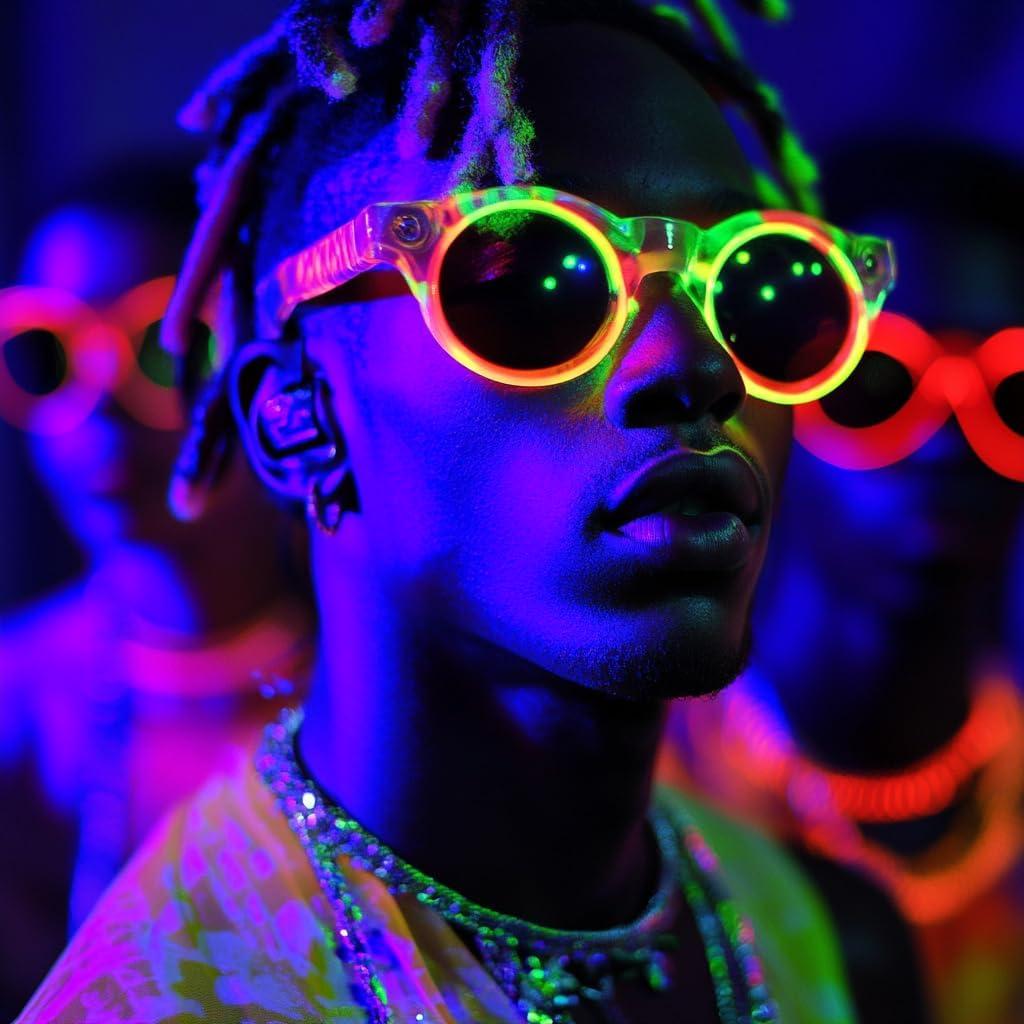 Paquete de 2 luces negras LED 100W DLBosso impermeables