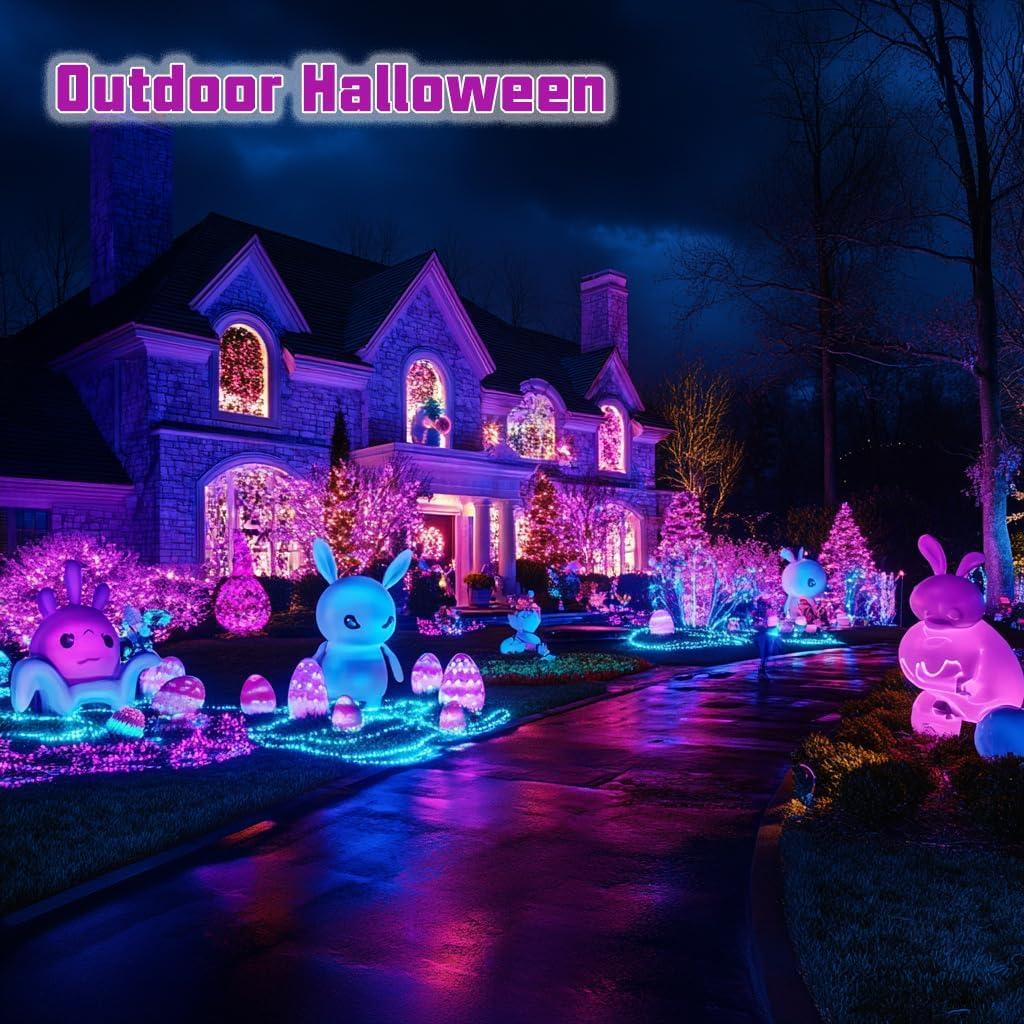 Paquete de 2 luces negras LED 100W DLBosso impermeables