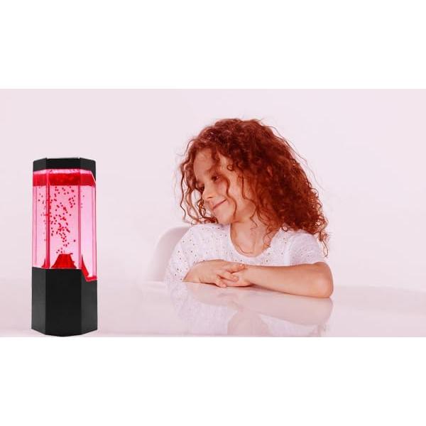 Lámpara de Volcán LED Lightahead® Mini Lava Roja 22.8 cm