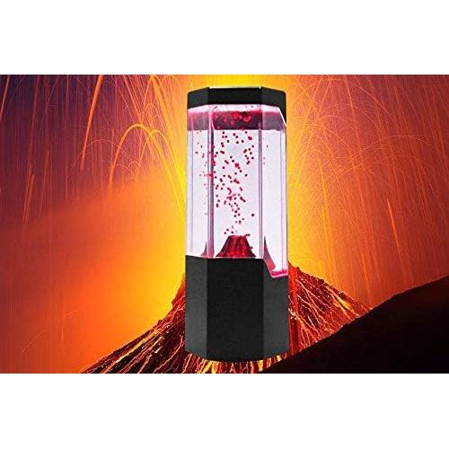 Lámpara de Volcán LED Lightahead® Mini Lava Roja 22.8 cm