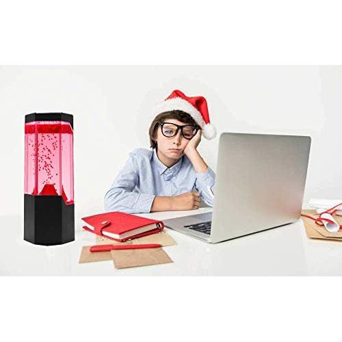 Lámpara de Volcán LED Lightahead® Mini Lava Roja 22.8 cm