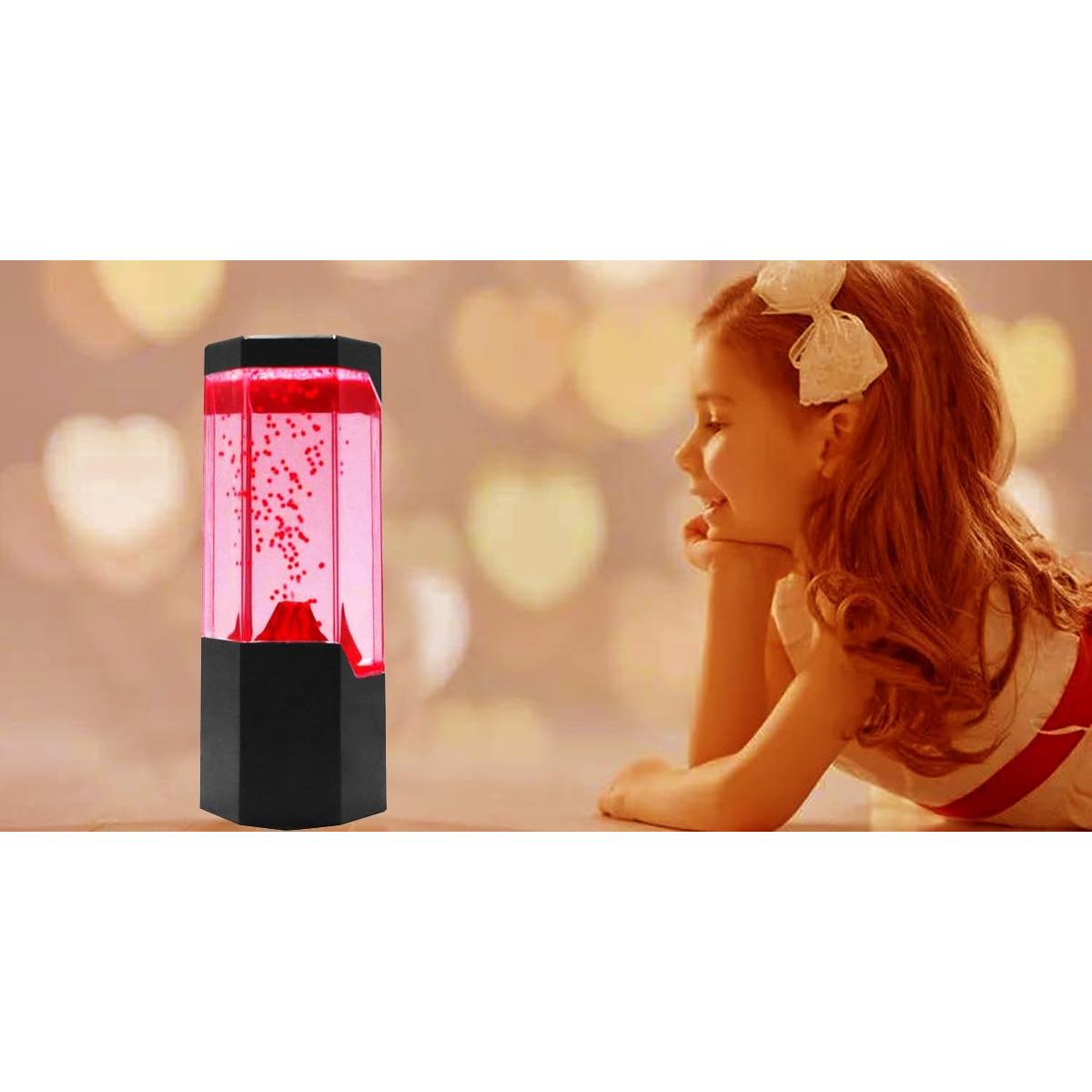 Lámpara de Volcán LED Lightahead® Mini Lava Roja 22.8 cm