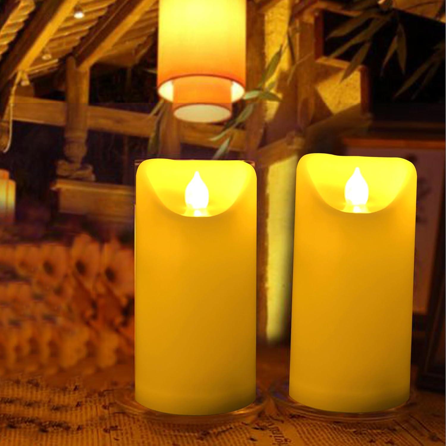 Velas LED Sin Llama CANDLE CHOICE 7.62x15.24 cm 2 Pcs