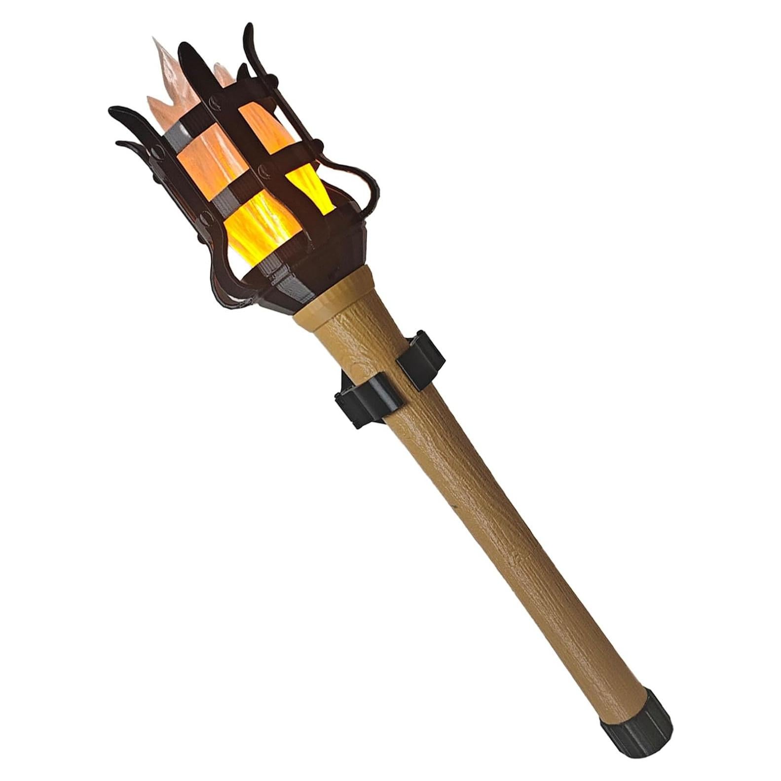 Antorcha Medieval Portátil LED TCGADVN - Efecto Llama Realista