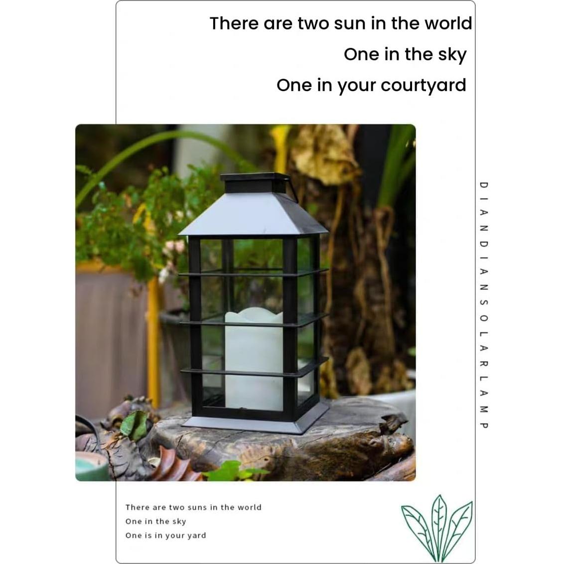 Lámparas Solares LED Efecto Llama 2 Unidades para Exterior