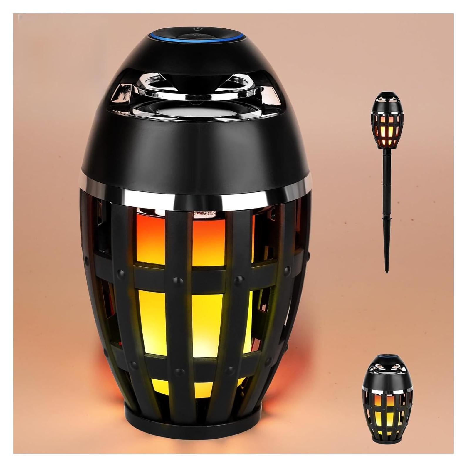 Altavoz Bluetooth SS SUNSBELL con Llama LED Impermeable 10W