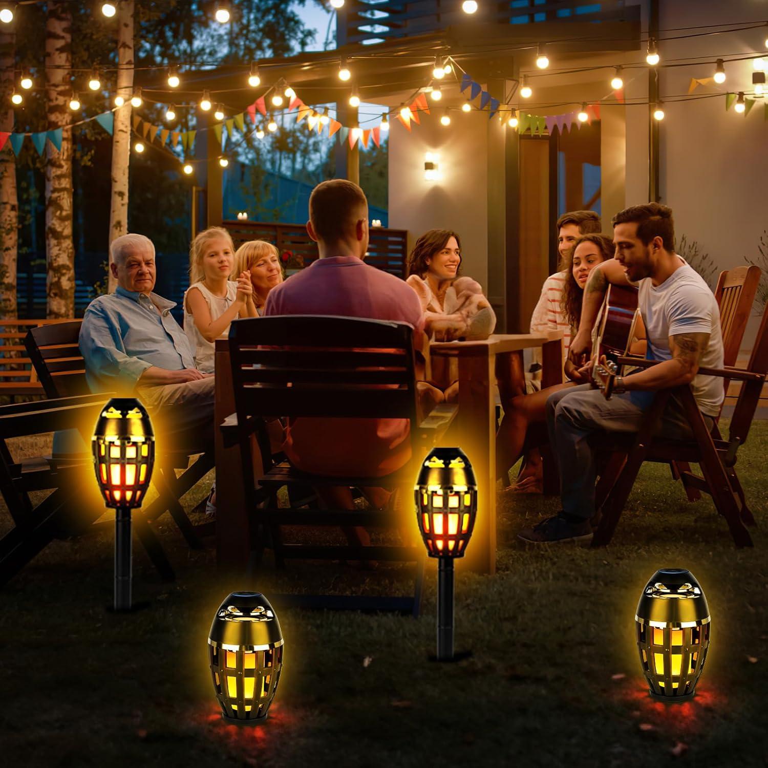 Altavoz Bluetooth SS SUNSBELL con Llama LED Impermeable 10W