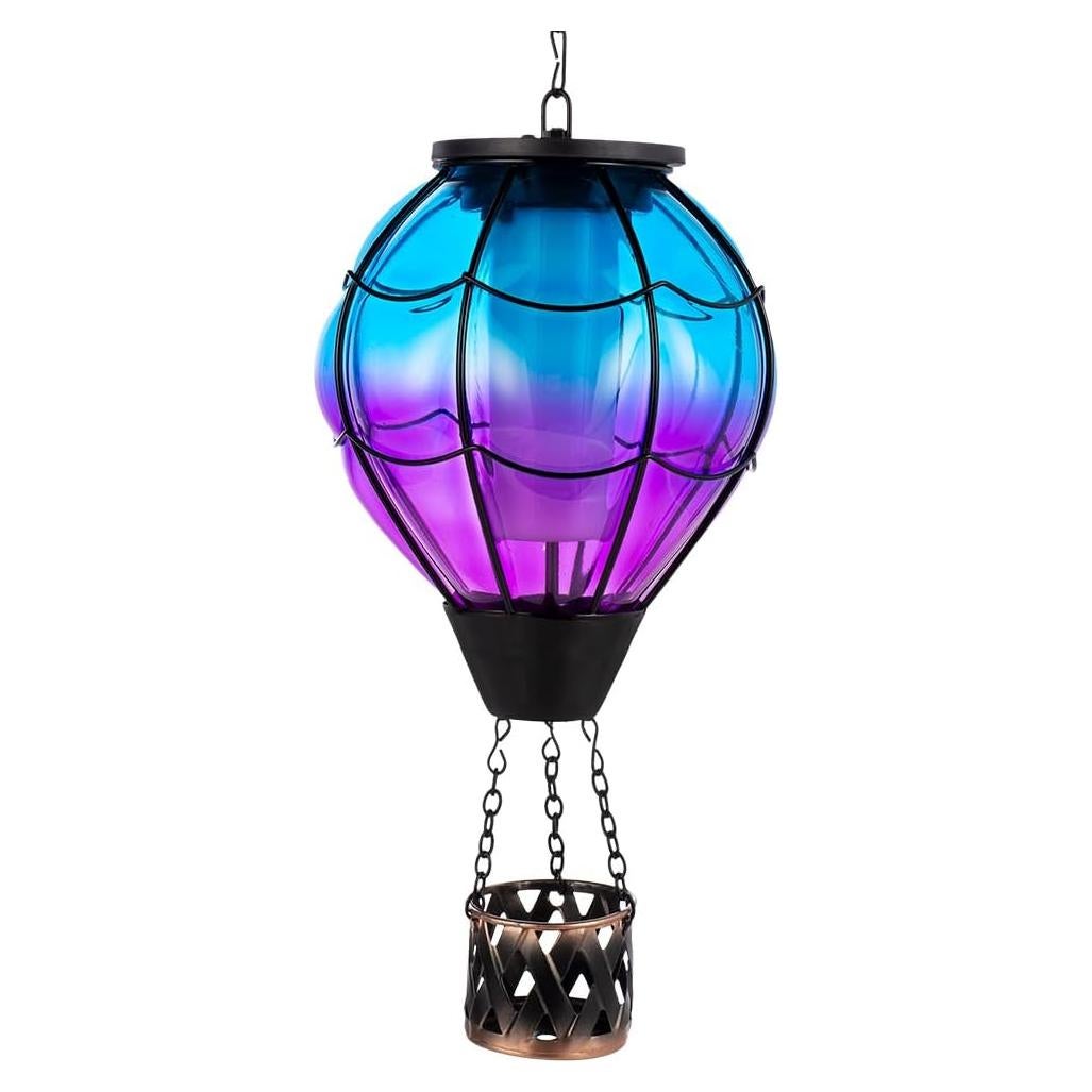 Linterna Solar de Globo Aerostático YELENEW 15x47cm Impermeable