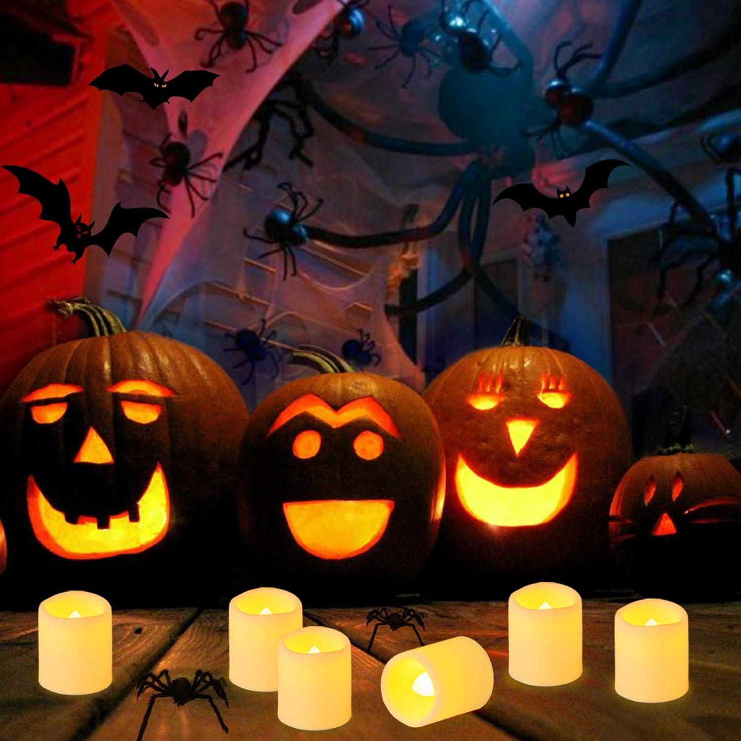 Paquete de 24 velas LED sin llama Yakpo 3.8cm x 4.6cm 200h