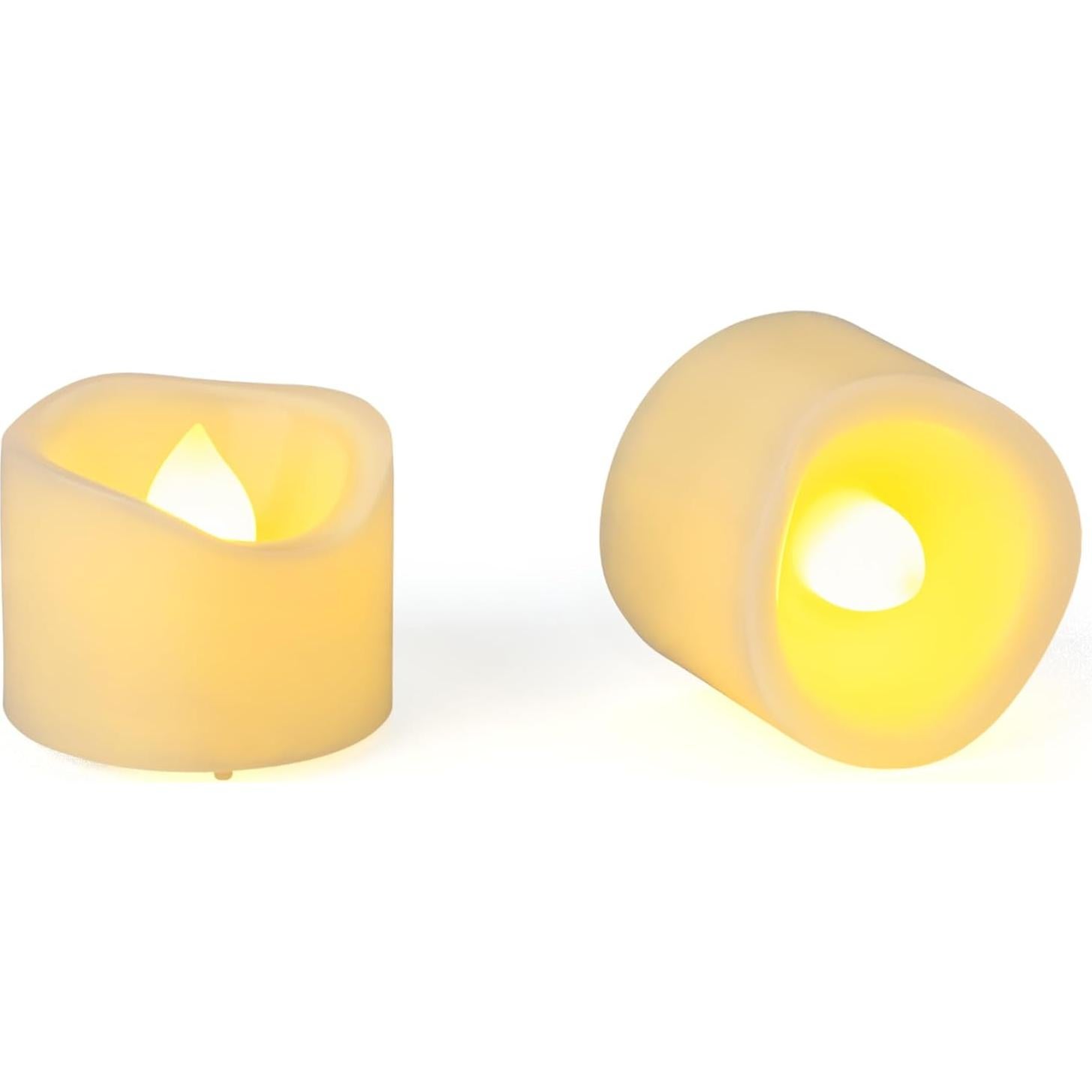Paquete de 72 Velas LED Sin Llama Yakpo 3.8cm para Decoración