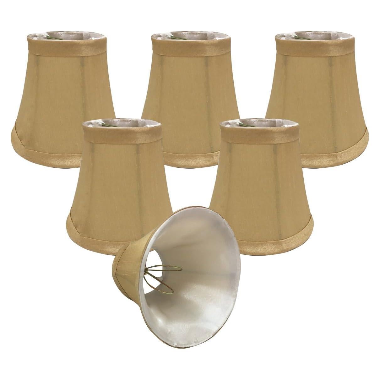 Pantalla de candelabro Royal Designs 7.62x12.7 cm Oro Antiguo 6 Pzas