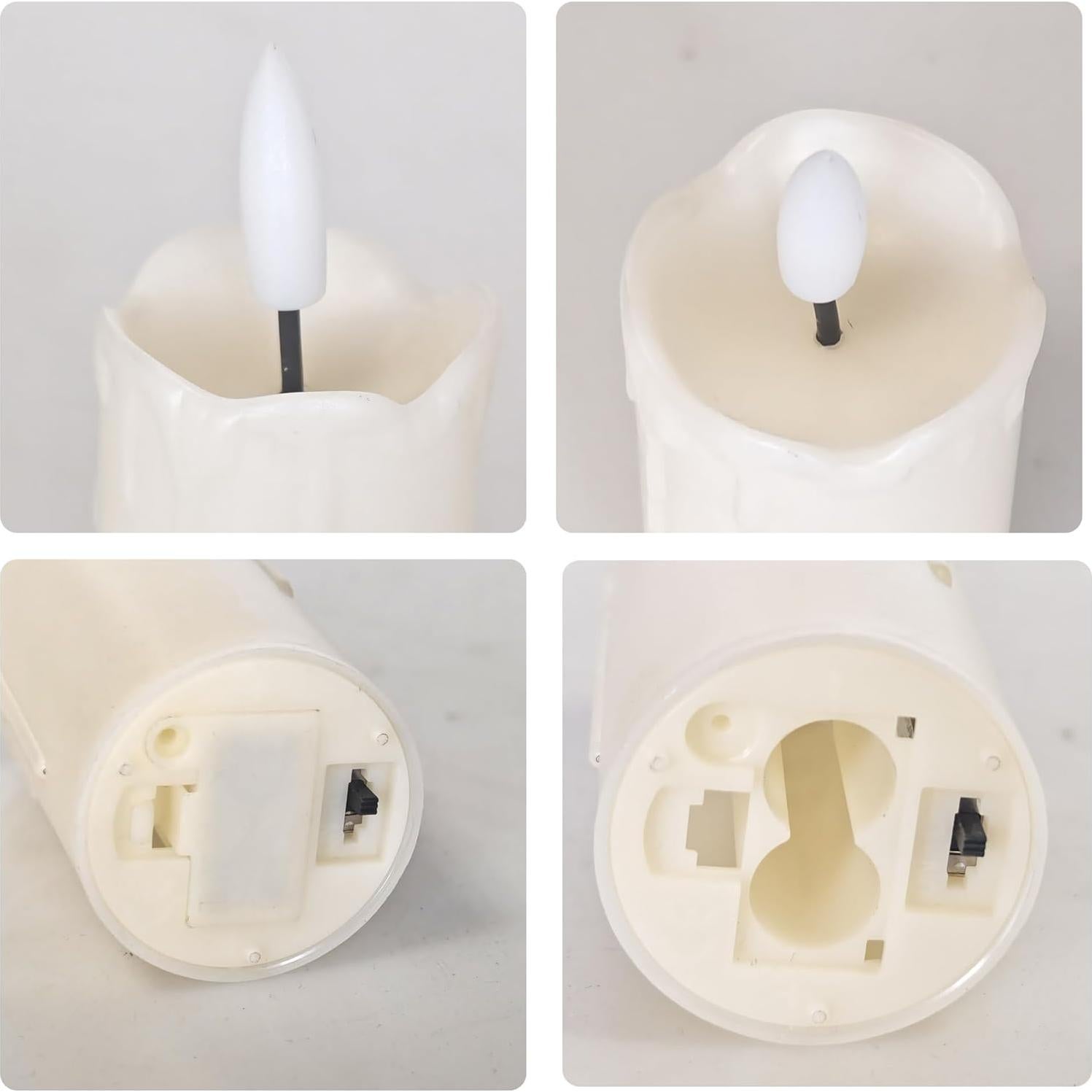 Paquete de 6 Velas LED Sin Llama Jingtech 3.5" Altura