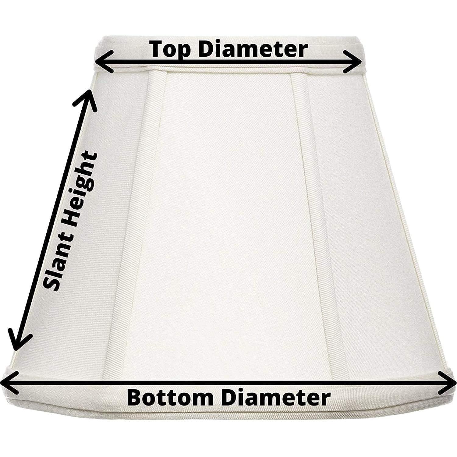 Pantalla de lámpara de araña Upgradelights 15.24 cm Seda Cáscara de Huevo