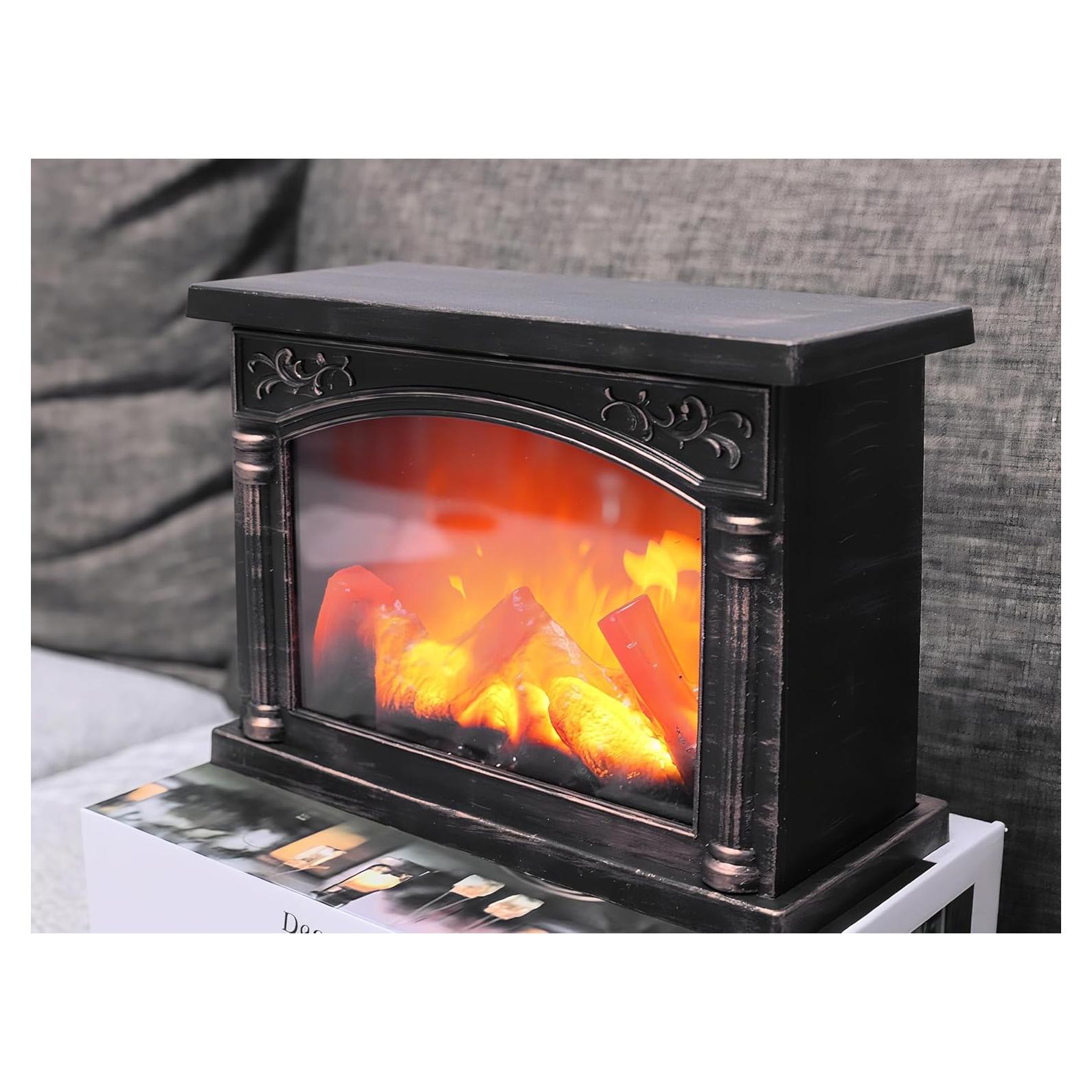 Linterna de Chimenea Sin Llama HvgeoQo - Doble Alimentación USB/Batería