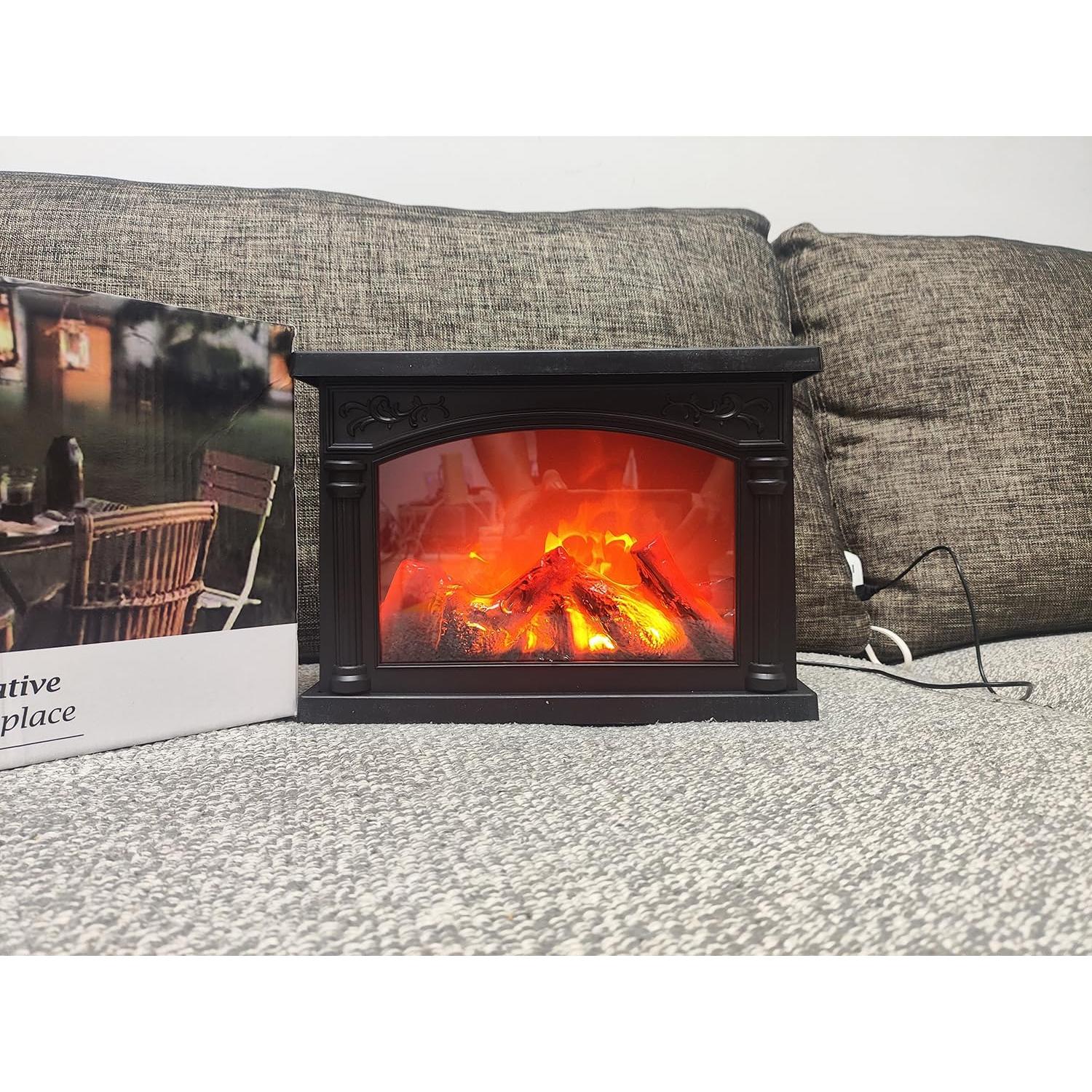 Linterna de Chimenea Sin Llama HvgeoQo - Doble Alimentación USB/Batería