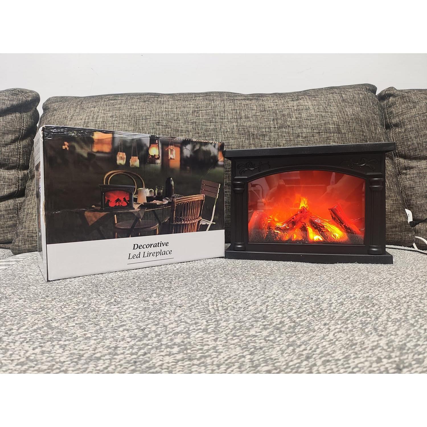 Linterna de Chimenea Sin Llama HvgeoQo - Doble Alimentación USB/Batería